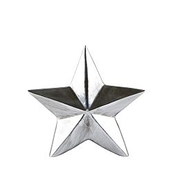 Dekoratívna soška KJ Collection Star Silver, 14 cm