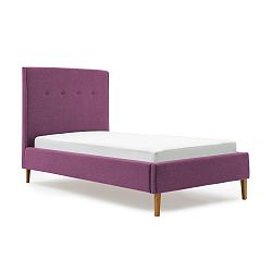 Detská fialová posteľ PumPim Noa, 200 x 90 cm