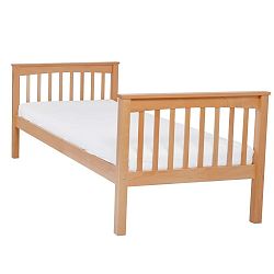 Detská jednolôžková posteľ z masívneho bukového dreva Mobi furniture Lea, 200 × 90 cm