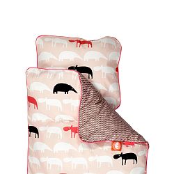 Detské ružové obliečky Done By Deer Zoopreme, 70 × 80 cm