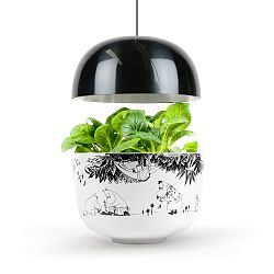 Domáca inteligentná čierno-biela záhradka Plantui Moomin Smart Garden Black
