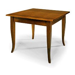 Drevený jedálenský stôl Castagnetti Classico, 80 × 80 cm
