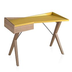 Dubový pracovný stôl Ángel Cerdá Yellow