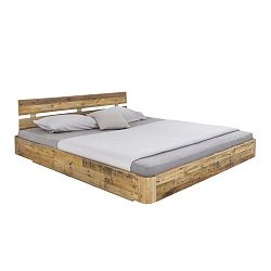 Dvojlôžková posteľ z borovicového dreva Woodking Darryl, 180 x 200 cm
