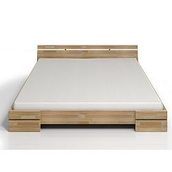 Dvojlôžková posteľ z bukového dreva SKANDICA Sparta, 160 × 200 cm