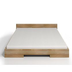 Dvojlôžková posteľ z bukového dreva SKANDICA Spectrum, 200 × 200 cm
