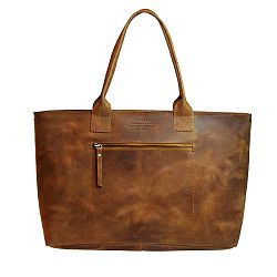 Hnedá kožená vintage kabelka O My Bag Madam Rose