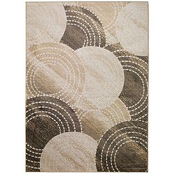 Hnedo-béžový koberec MOMA Belga, 70 × 220 cm