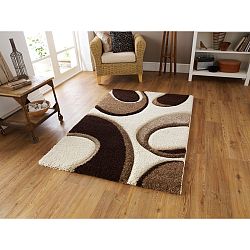 Hnedo-béžový koberec Think Rugs Fashion, 160 × 220 cm