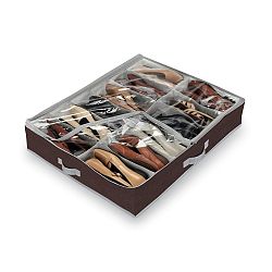Hnedý organizér na 12 párov obuvi Domopak Classic
