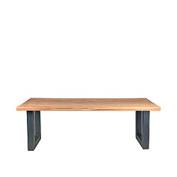 Jedálenská stôl s doskou z akáciového dreva LABEL51 Milaan, 200 × 95 cm