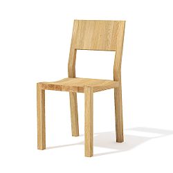 Jedálenská stolička z masívneho dubového dreva Javorina Hevy