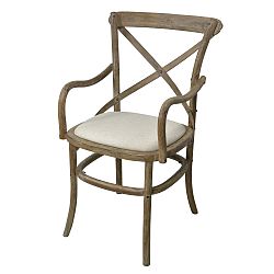 Jedálenská stolička z topoľového dreva s opierkami Livin Hill Limena