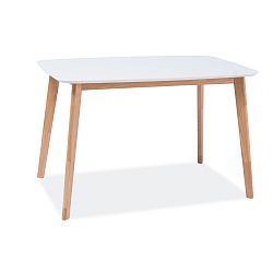 Jedálenský stôl s bielou doskou Signal Mosso, dĺžka 120 cm