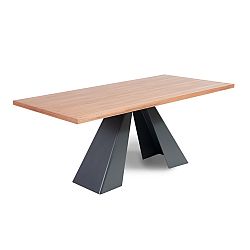 Jedálenský stôl s doskou z dubového dreva Charlie Pommier Visionnaire, 180 x 90 cm
