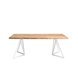 Jedálenský stôl s doskou z dubového dreva Custom Form Sherwood, 180 × 90 cm