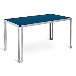 Jedálenský stôl s modrou doskou Design Twist Savona