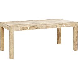 Jedálenský stôl s ručne vyrezávanými detailmi Kare Design Puro, dĺžka 180 cm
