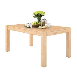 Jedálenský stôl z masívneho borovicového dreva Støraa Monique, 76 x 140 cm