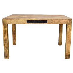 Jedálenský stôl z masívneho mangového dreva Massive Home Bella, 90 x 140 cm