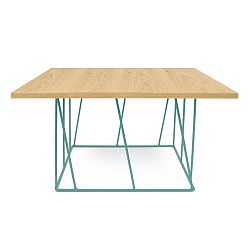 Konferenčný stolík so zelenými nohami TemaHome Helix, 75 cm