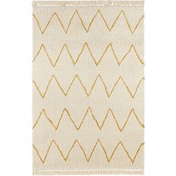 Krémový koberec Mint Rugs Rotonno, 80 x 150 cm
