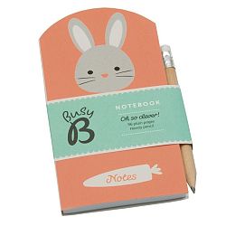 Mini zápisník Busy B Bunny s ceruzkou