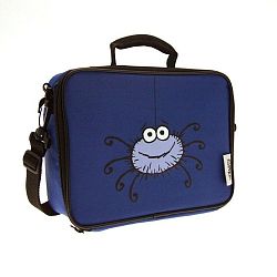 Modrá detská taška na desiatu Navigate Spider