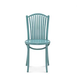 Modrá drevená stolička Fameg Jorgen