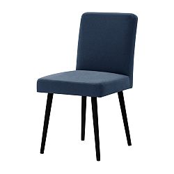 Modrá stolička s čiernymi nohami Ted Lapidus Maison Fragrance