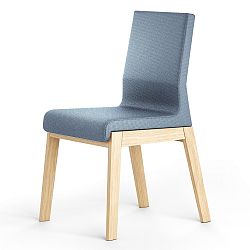 Modrá stolička z dubového dreva Absynth Kyla