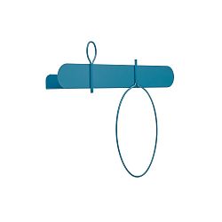 Modrý nástenný vešiak s poličkou MEME Design Balloon