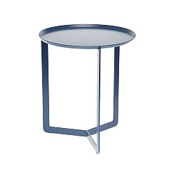 Modrý príručný stolík MEME Design Round Petrolio, Ø 40 cm