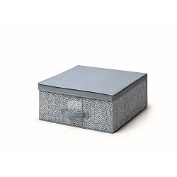 Modrý úložný box s vekom Cosatto Tweed, šírka 45 cm