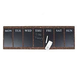 Nástenná tabuľa s týždenným plánovačom PT LIVING Cork, 78 x 25 cm