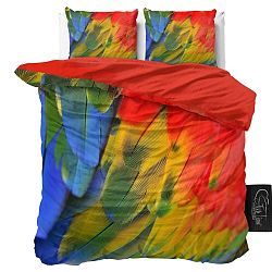 Obliečky z mikroperkálu Sleeptime Parrot, 160 × 200 cm