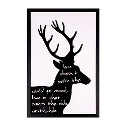 Obraz sømcasa Black Deer, 40 x 60 cm