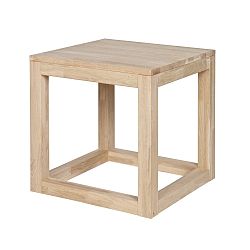 Odkladací drevený stolík De Eekhoorn Wout, 45 × 45 cm
