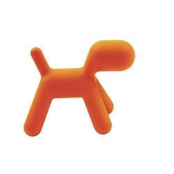 Oranžová stolička Magis Puppy, dĺžka 43 cm