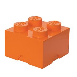 Oranžová úložná kocka LEGO®