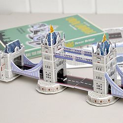 Papierová skladačka londýnskej pamiatky Rex London Tower Bridge