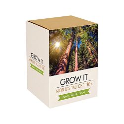 Pestovateľský set so semienkami sekvoje Gift Republic Sequoia The World Tallest Tree
