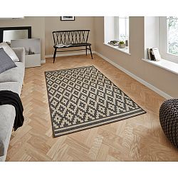 Pieskovo-antracitový koberec Think Rugs Cottage, 160 x 220 cm