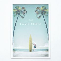 Plagát Travelposter California, A2
