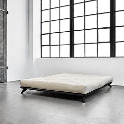 Posteľ Karup Senza Bed Black, 160 × 200 cm