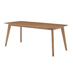 Prírodný dubový jedálenský stôl Folke Sylph, dĺžka 190 cm
