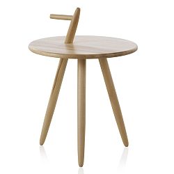 Príručný stolík z brezového dreva Geese Pure, výška 60 cm
