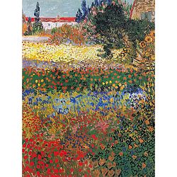 Reprodukcia obrazu Vincenta van Gogha - Flower garden, 40 × 30 cm