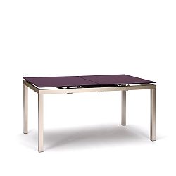 Rozkladací jedálenský stôl s fialovou doskou Design Twist Cali