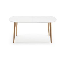 Rozkladací jedálenský stôl z bukového dreva La Forma Oakland, dĺžka 160-260 cm